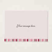 Hearts Confection Gift Label Visitekaartje (Achterkant)