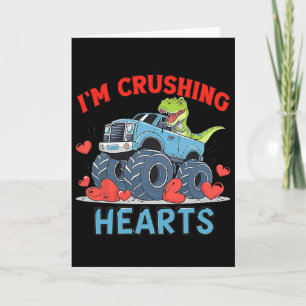 Hearts Crusher Monster Truck Verplettert Een Rode Kaart