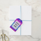 Hearts Cust. Labels voor BG-kleuren en tekstcadeau Cadeaulabel (Met Touw)