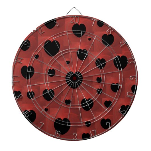 Hearts Dart Board Dartbord (Voorkant)