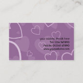 Hearts Design Visitekaartje (Achterkant)