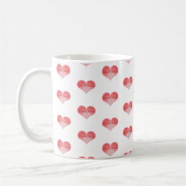 Hearts Desire Heart Pattern Koffiemok