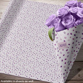 Hearts - Donkerder Purples op licht Paarse - Rolle Cadeaupapier