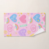 Hearts & Doodles Handdoek – Kidcore Pastel Style (Handdoek)