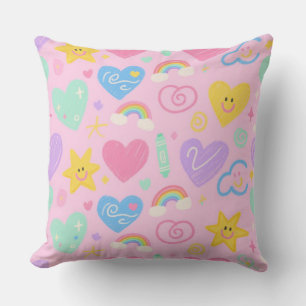 Hearts & Doodles Sierkussen Schattigee Kidcore Acc