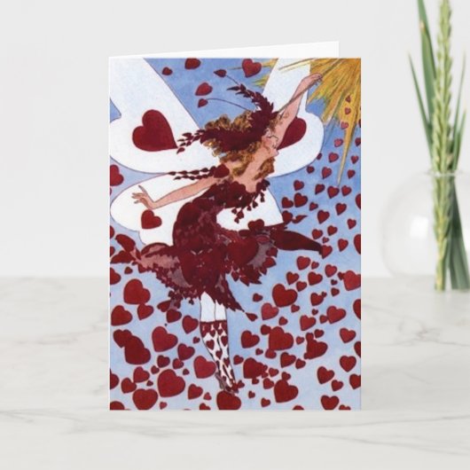 Hearts Fairy Kaart (Voorkant)