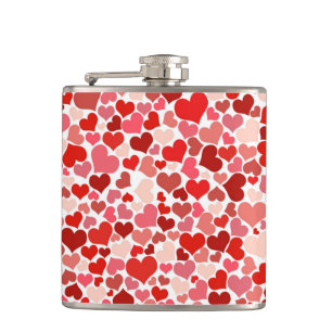 Hearts Flask Heupfles