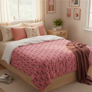 Hearts Fleece Blanket