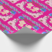 Hearts full of Giggles hot pink Cadeaupapier (Hoek)