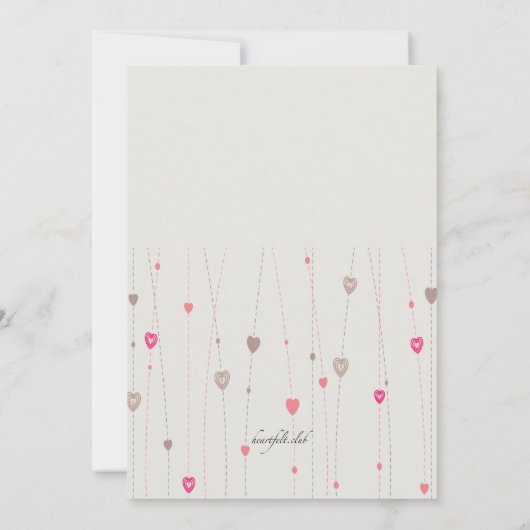 Hearts Galore Invitation (Dos)