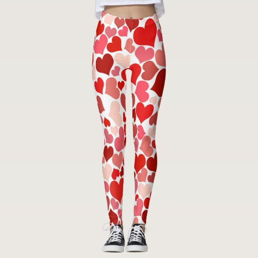 Hearts Galore Leggings (Voorkant)