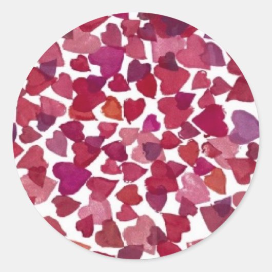 Hearts Galore - Sticker (Voorkant)