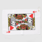 Hearts Golfhanddoek (Horizontaal)