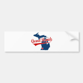 Hearts Grand Rapids Michigan Bumpersticker