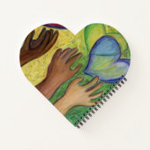Hearts & Hands Love Diversity Carnet ou Journal (Dos)