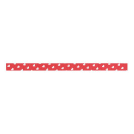 Hearts Happy Valentine’s Day Modern Love Pattern Grosgrain Lint