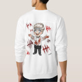 Hearts Held door Barbed Wire Sweatshirt (Achterkant)