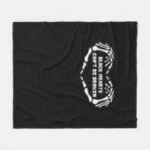 Hearts kan niet klassiek zijn fleece deken (Voorkant (Horizontaal))