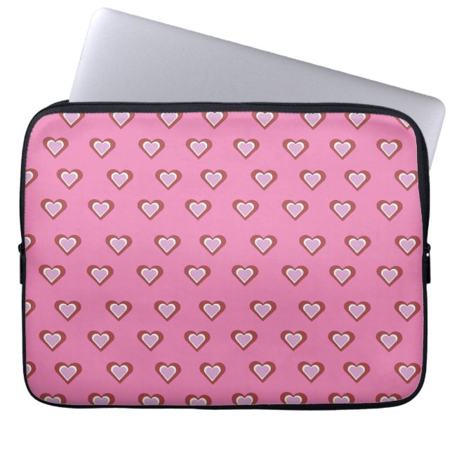 Hearts Laptop Sleeve (Voorkant)