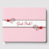 Hearts Livre d'invité rose (Recto)