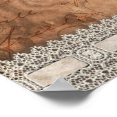 Hearts Lock and Key Wedding 10 Table Seating Chart Poster (Hoek)