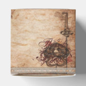 Hearts Lock en Key Wedding Dank u Bedankdoosjes (Bovenkant)