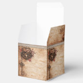 Hearts Lock en Key Wedding Dank u Bedankdoosjes (Geopend)