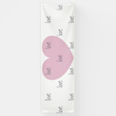 HEARTS & LOVE Banner - party decor Celebrate (Verticaal)
