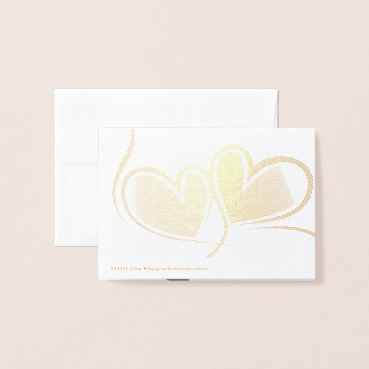 Hearts Love Date Personaliseer Destiny's Folie Kaarten (Met envelop)