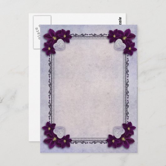 Hearts Love Date personaliseren Destiny's Destiny Briefkaart (Voorkant / Achterkant)