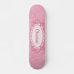 Hearts & Love Old School Skateboard