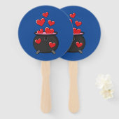 Hearts Love Potion Handwaaier (Voorkant en achterkant)