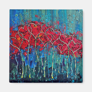 Hearts magnet magneet