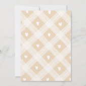 Hearts Neural Waterverf Train Baby shower Kaart (Achterkant)