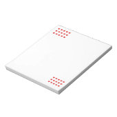 Hearts Notepad Notitieblok (Gedraaid)