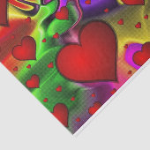 Hearts of Love tissuepapier (Detail)