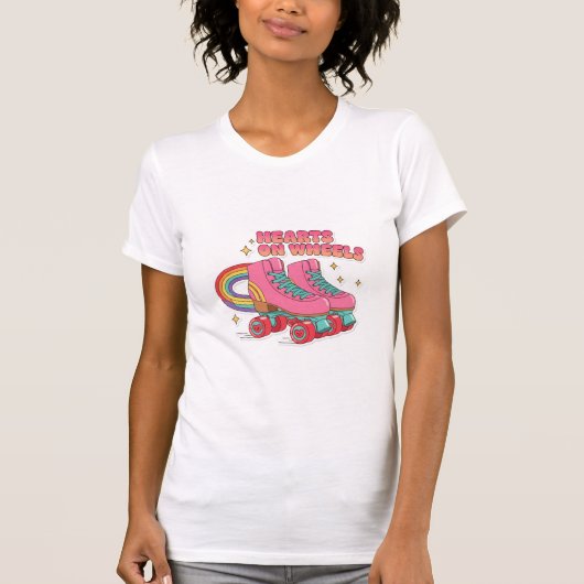 Hearts on Wheels T-shirt (Voorkant)