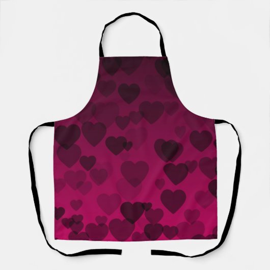 Hearts Patroon 18 Schort (Voorkant)