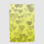 Hearts Patroon 22 Golfhanddoek (Voorkant)