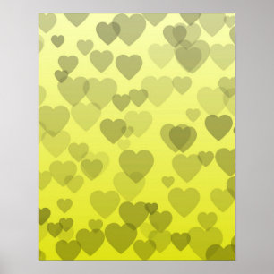 Hearts Patroon 22 Poster