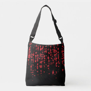 Hearts Patroon 24 Crossbody Tas