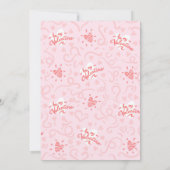 Hearts Patroon 25 Bedankkaart (Achterkant)