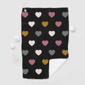 Hearts Patroon 30 Golfhanddoek (Insitu)