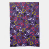 Hearts Patroon 32 Theedoek (Verticaal)