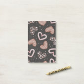 Hearts Patroon 35 Post-it® Notes (Op bureau)
