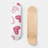Hearts Patroon 36 Skateboard (Voorkant)