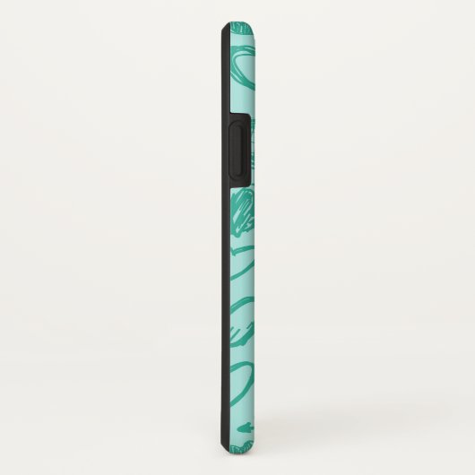 Hearts Patroon 60 Case-Mate iPhone Case (Achterkant/rechts)