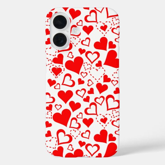Hearts Patroon Case-Mate iPhone Case (Achterkant)