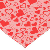 Hearts Patroon Korte Tafelloper (Hoek)