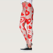 Hearts Patroon Leggings (Links)